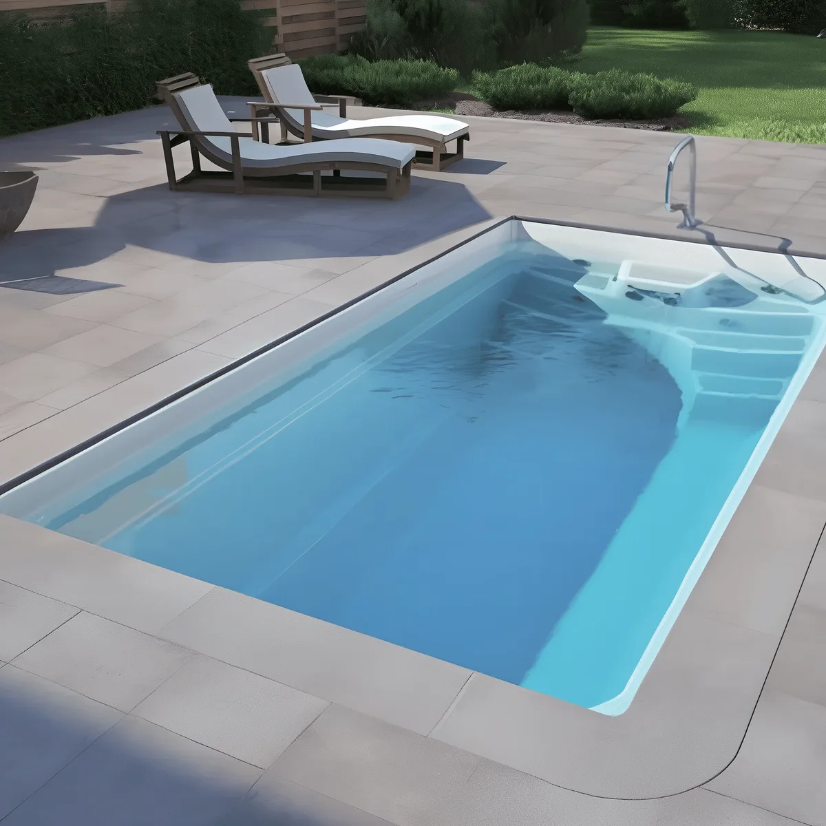 Композитный бассейн Laguna 5 — вид сверху в Орле