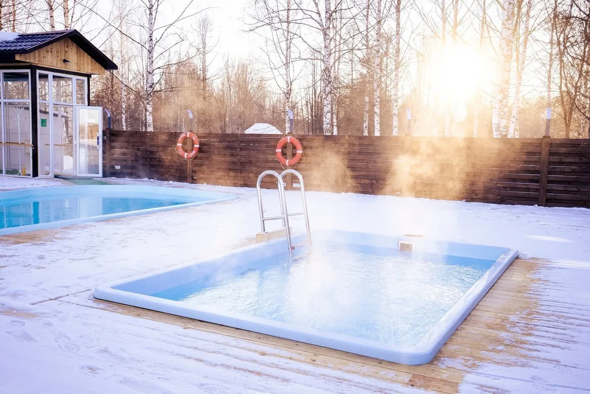 Композитный бассейн Laguna 4 — установка в Орле