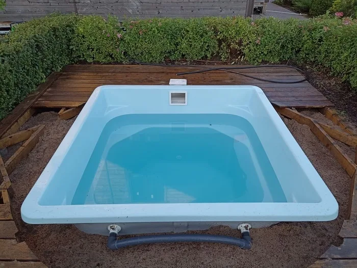 Композитная купель Laguna 2 — установка в Орле